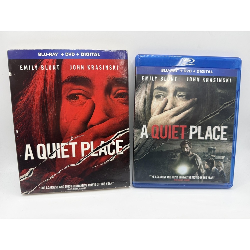 A Quiet Place Blu-ray DVD Combo Emily Blunt Horror Thriller PG-13 2018 Paramount